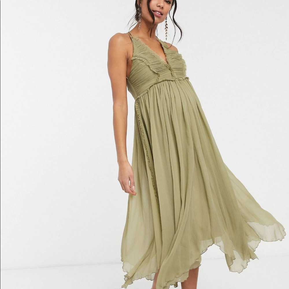 ASOS design maternity midi dress